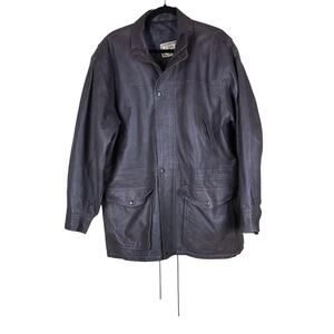 Vintage El Venado Leather Jacket Men’s Medium Brown Cowhide Western Mexico